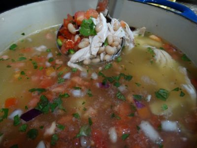 Quickie White Chicken Chili 1