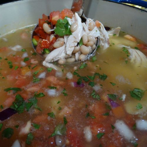 Quickie White Chicken Chili 1