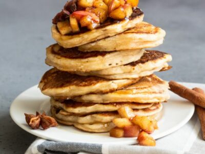 Kids Easy Apple Cinnamon Pancakes