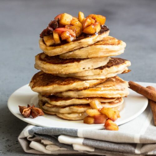 Kids Easy Apple Cinnamon Pancakes