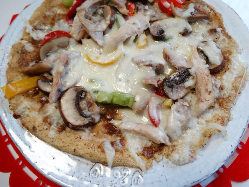 Thai Chicken Pizza is off the charts! I love the flavor of Thai food and this pizza really hits the spot! It's a great way to use a Wonder Wrap!