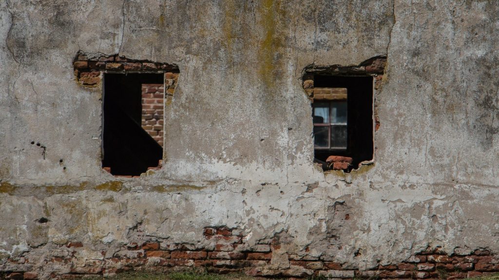 house in ruins