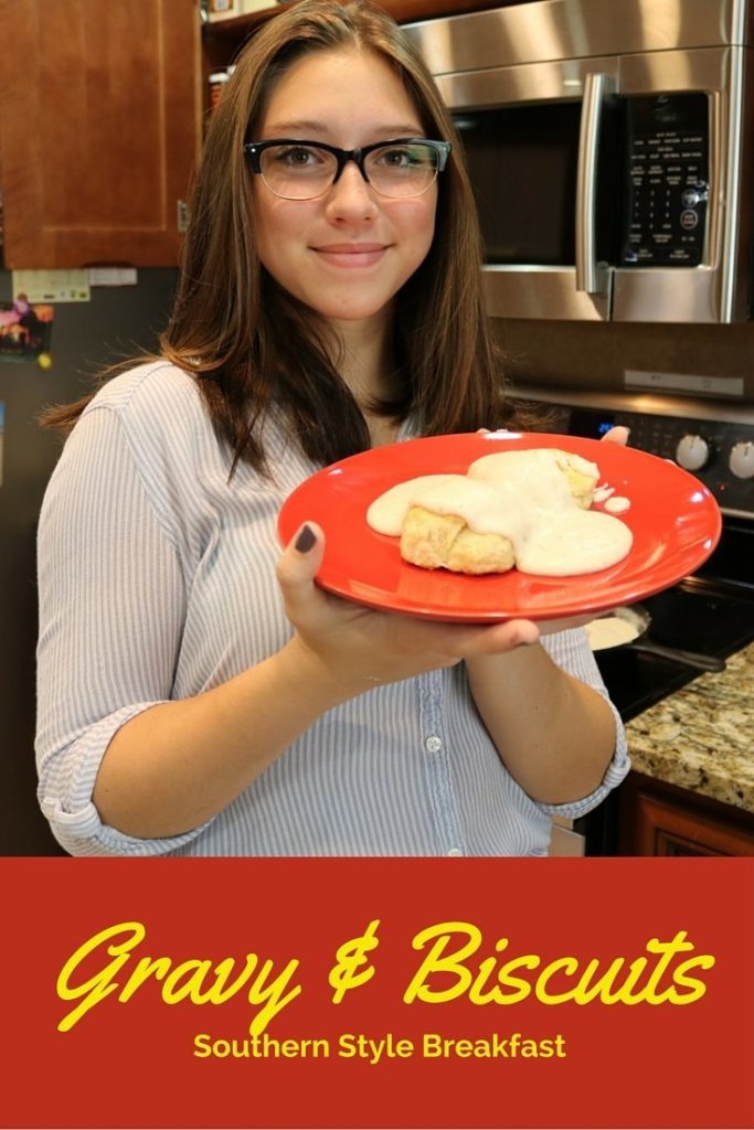 Gravy and Tea Towel Biscuits Southern Style