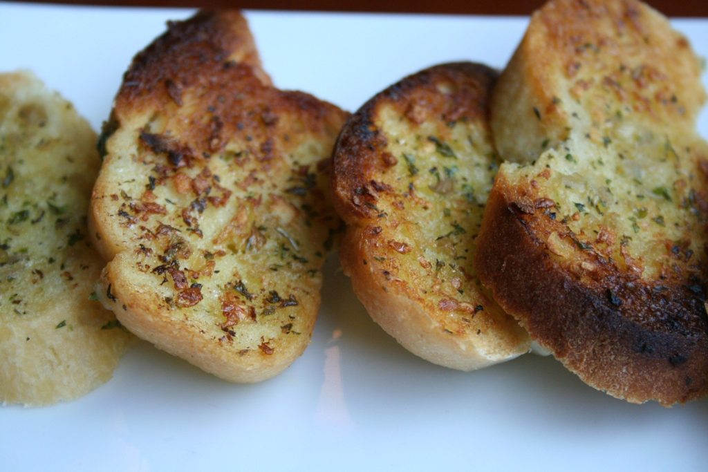 Garlic bread is so healthy