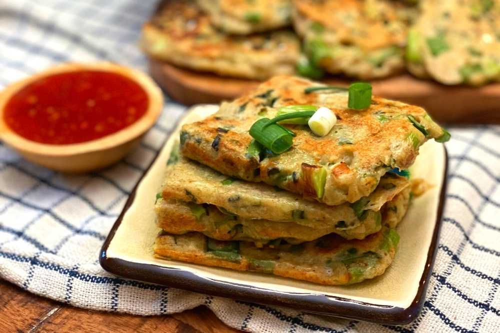 Trader Joe's Copy Cat Scallion Pancakes 15