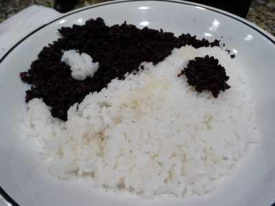 Yin and Yang Bowl - a recipe with Forbidden Rice 3