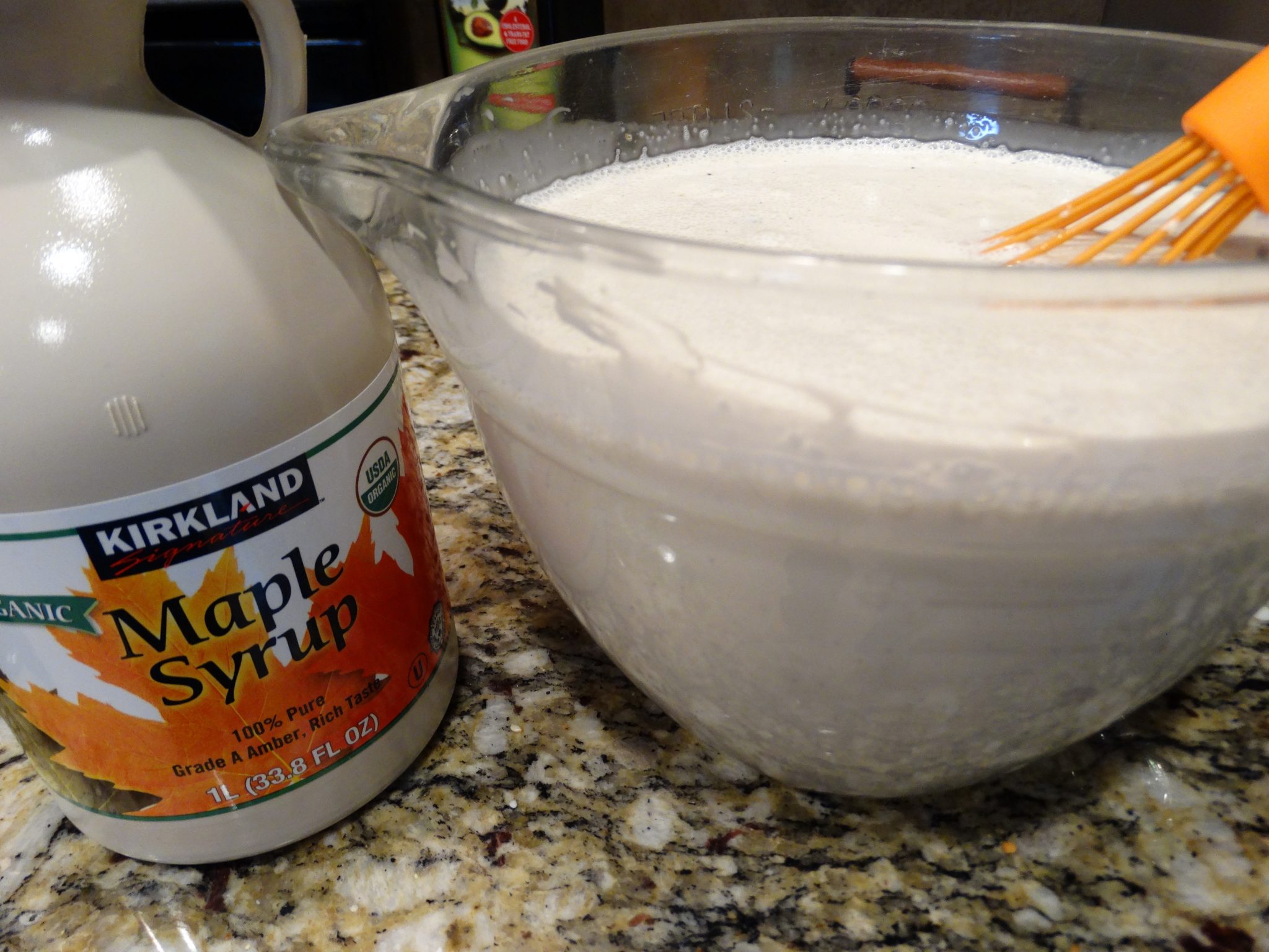 My kids favorite homemade ice cream - sweetened with maple syrup 1
