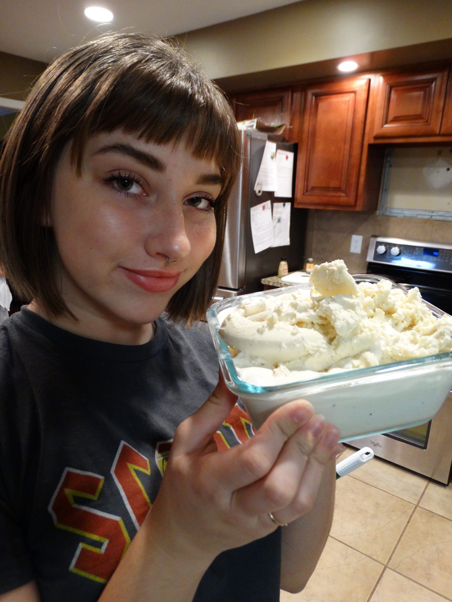 My kids favorite homemade ice cream - sweetened with maple syrup 5