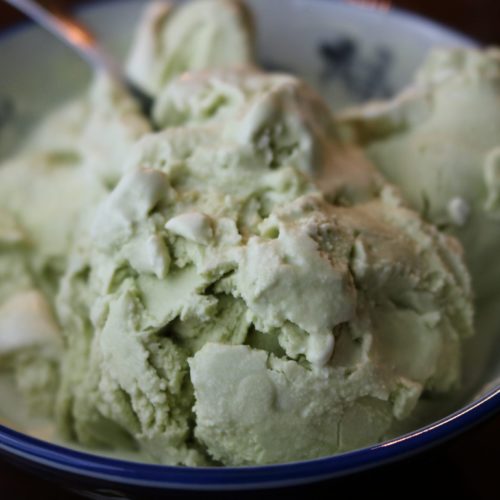 Matcha Ice Cream Recipe - refined sugar free. Plus a low carb option! 1