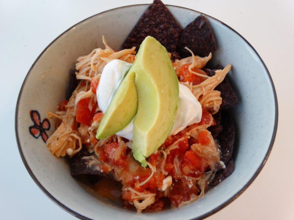 Keto Crockpot Buffalo Chicken Soup Low Carb with Options for Kids