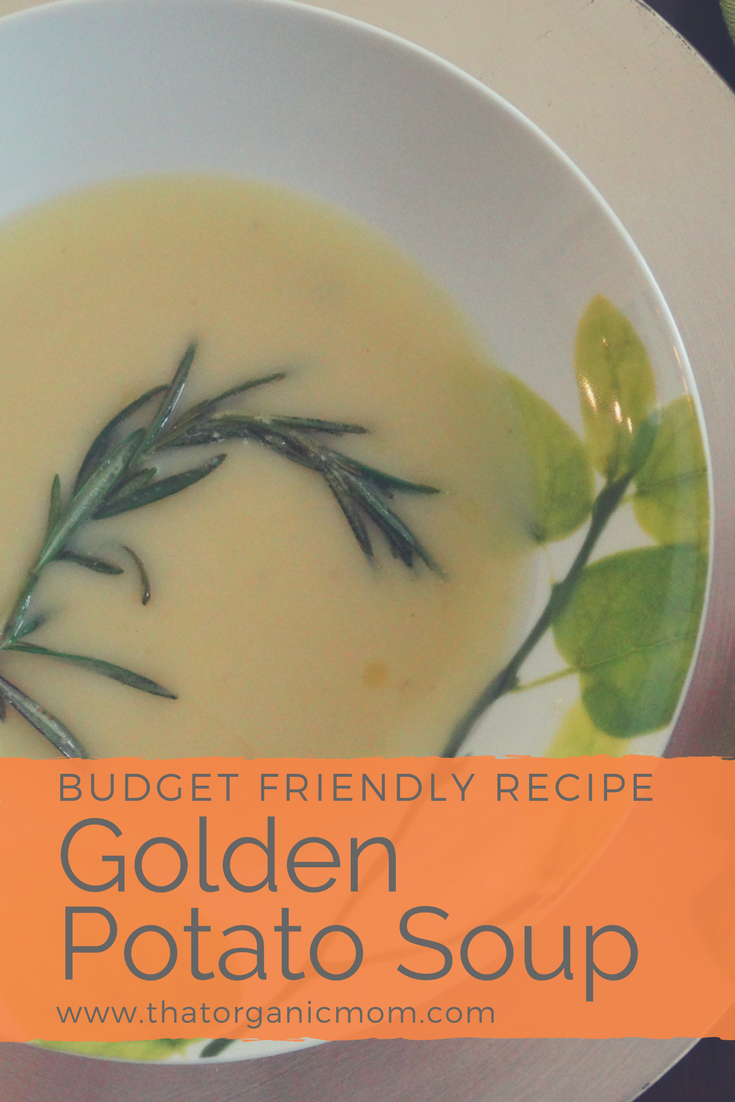 Golden Potato Soup with Fried Rosemary 1