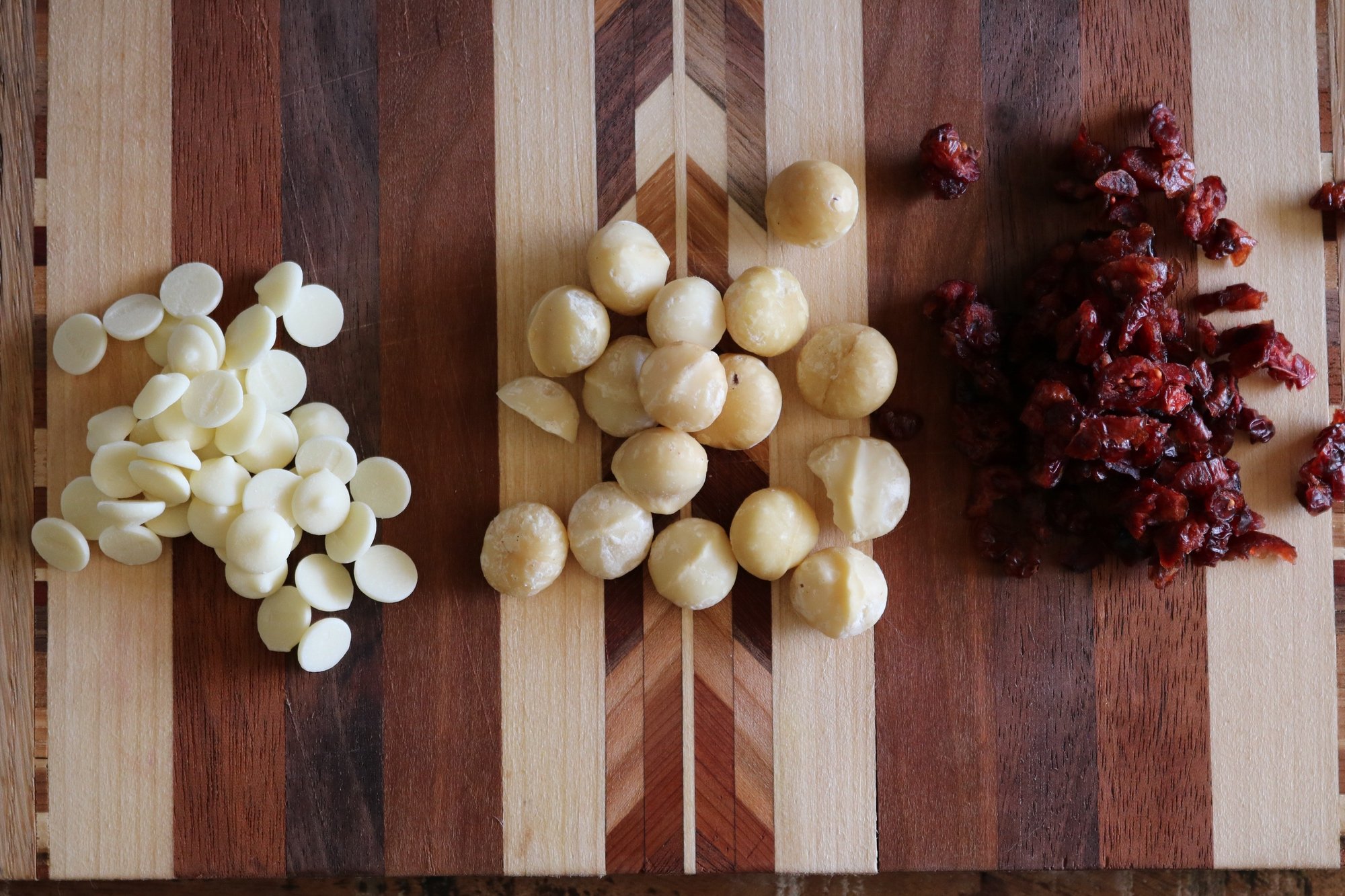 Cranberry, White Chocolate Chip and Macadamia Cookie Recipe 6