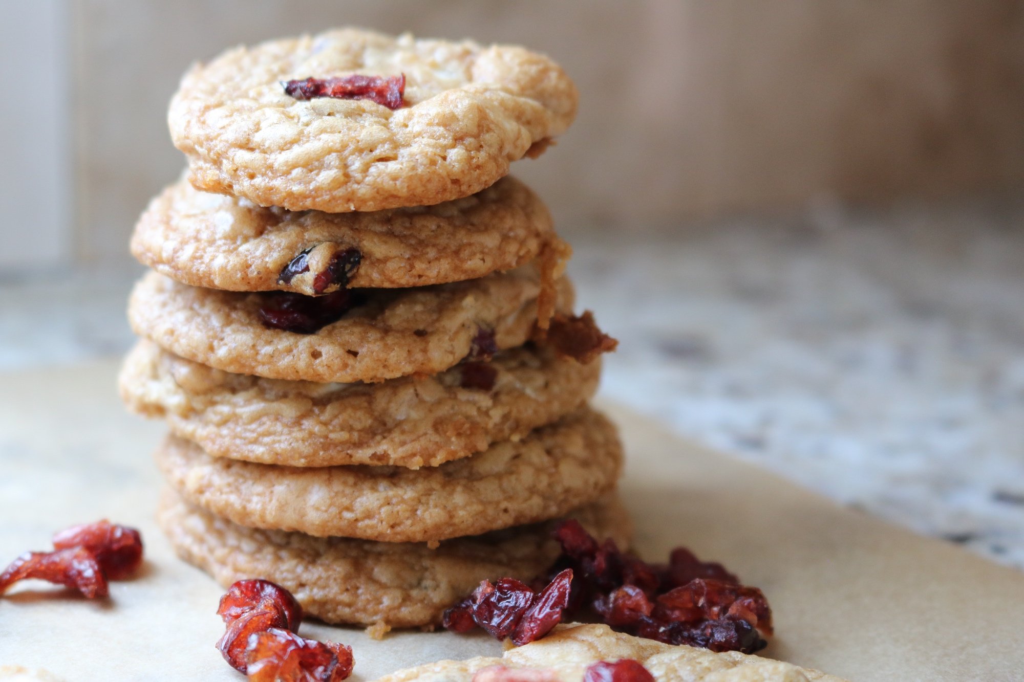 Cranberry, White Chocolate Chip and Macadamia Cookie Recipe