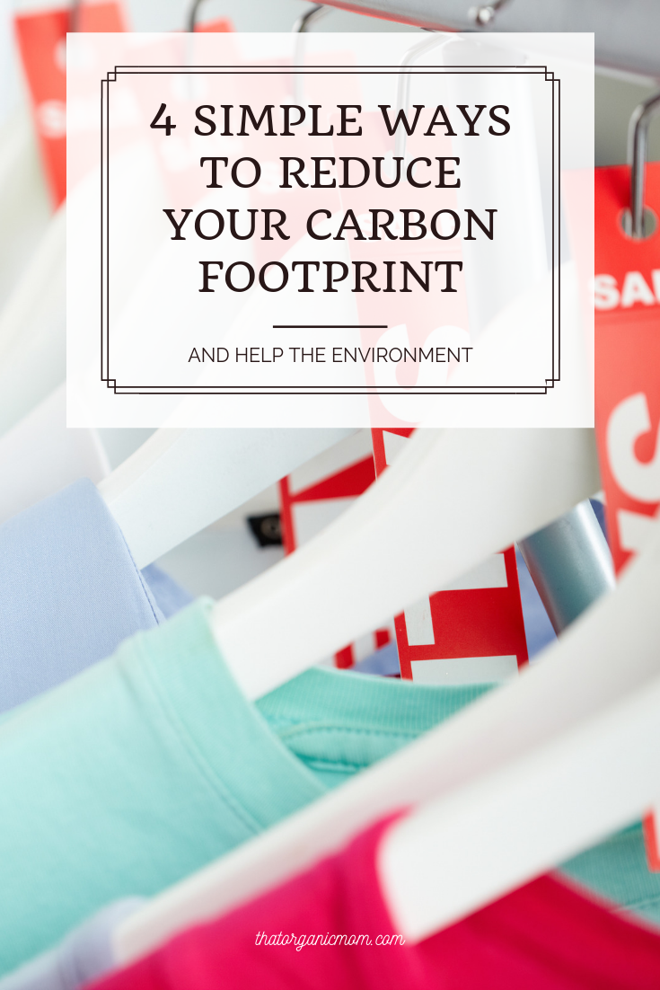 4 Simple Ways to Reduce Your Carbon Footprint