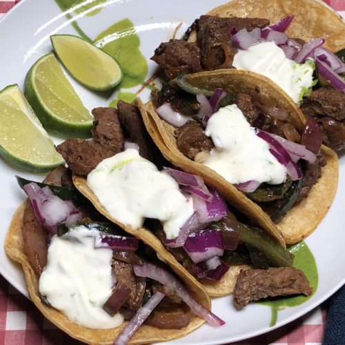 Chile Lime Steak Fajitas 8