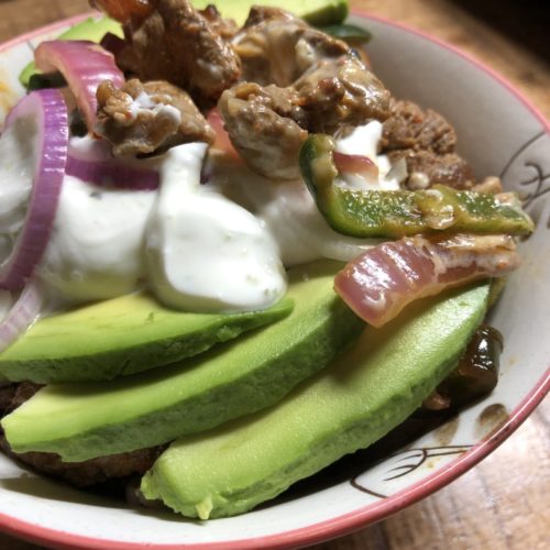 Chile Lime Steak Fajitas