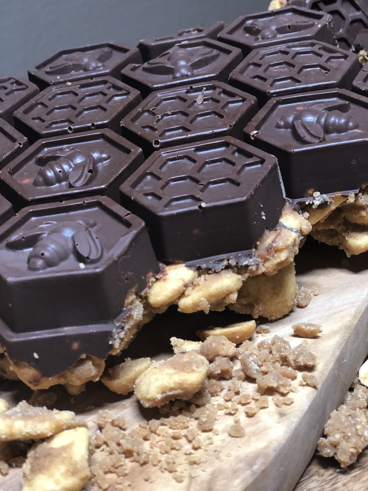 Salted Caramel Peanut Crunch Chocolate Bars with Catalina Crunch 3