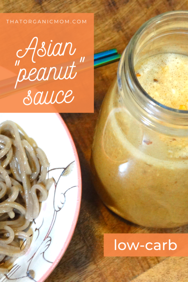Asian "Peanut" Sauce Recipe Low Carb, Ketogenic Friendly