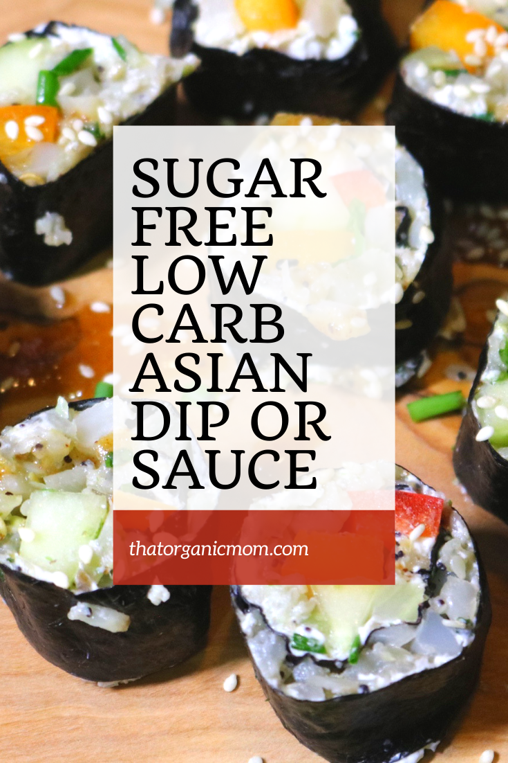 Asian "Peanut" Sauce Recipe Low Carb, Ketogenic Friendly