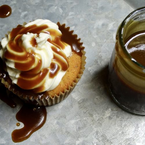 Low-Carb Healthy Salted Caramel Cupcakes 2