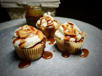 Low-Carb Healthy Salted Caramel Cupcakes 5