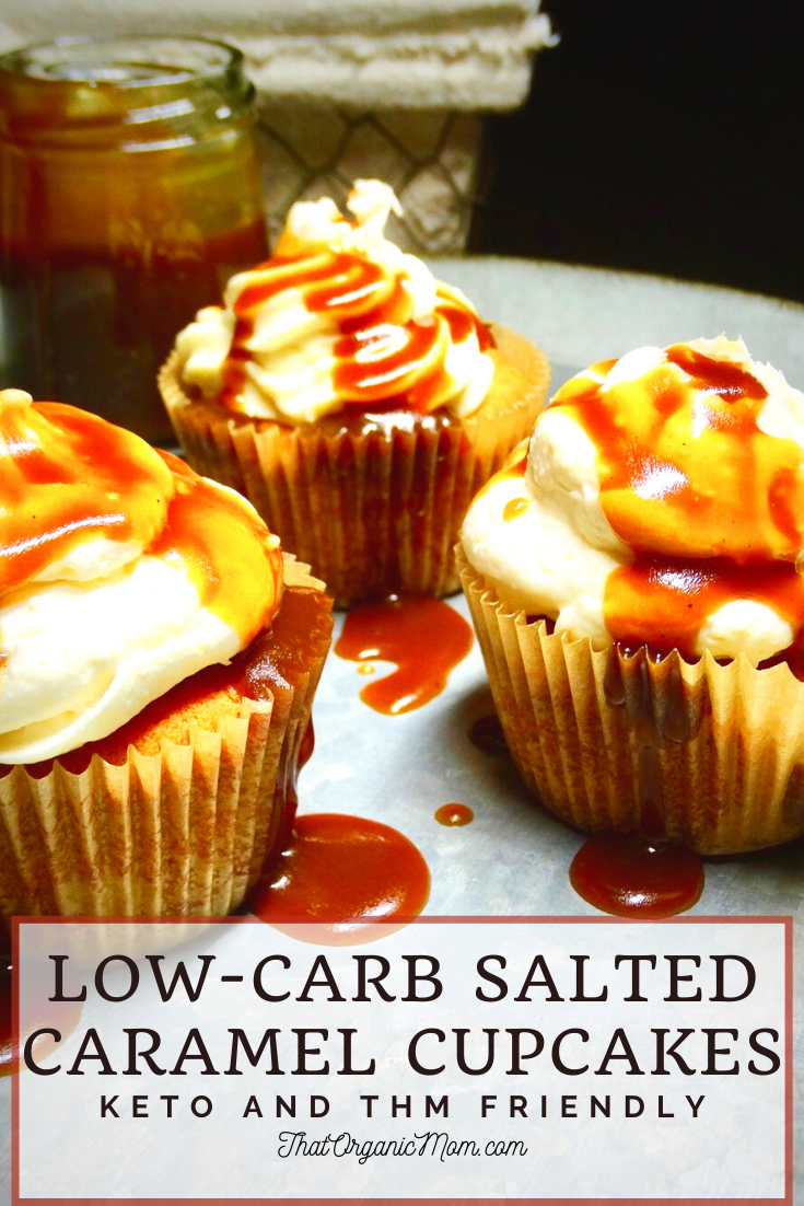 Low-Carb Healthy Salted Caramel Cupcakes 6