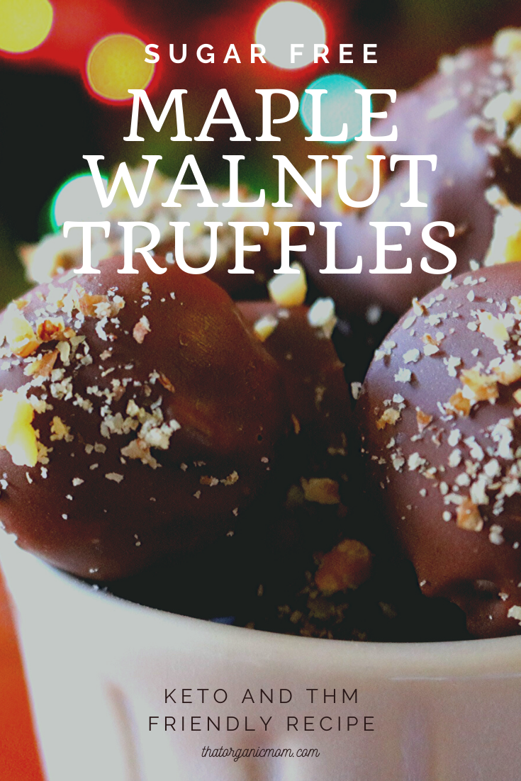 Sugar-Free Maple Walnut Truffles 12