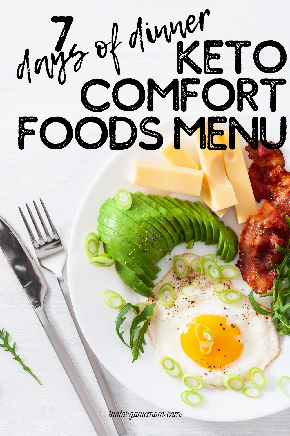 Keto Comfort Foods Menu Plan 8