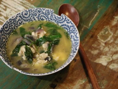 Thai Green Curry Coconut Fish Soup