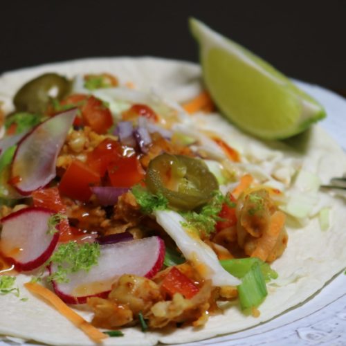 Chickpea Tacos with Sweet Chili Sauce and Lime Zest  1