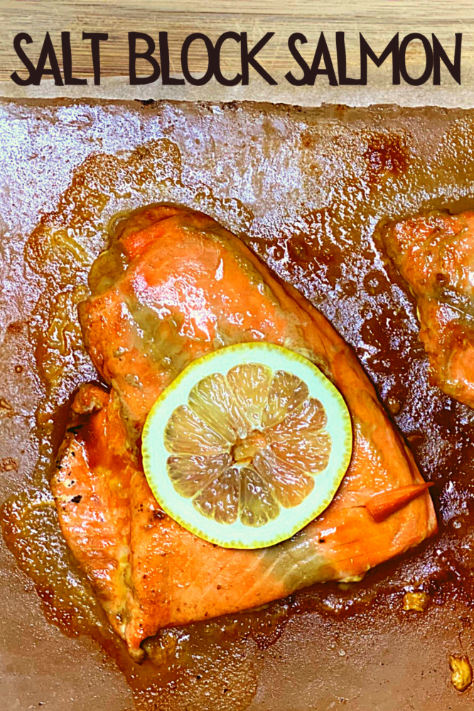 Using a Himalayan Salt Block to Cook Salmon (with recipe)