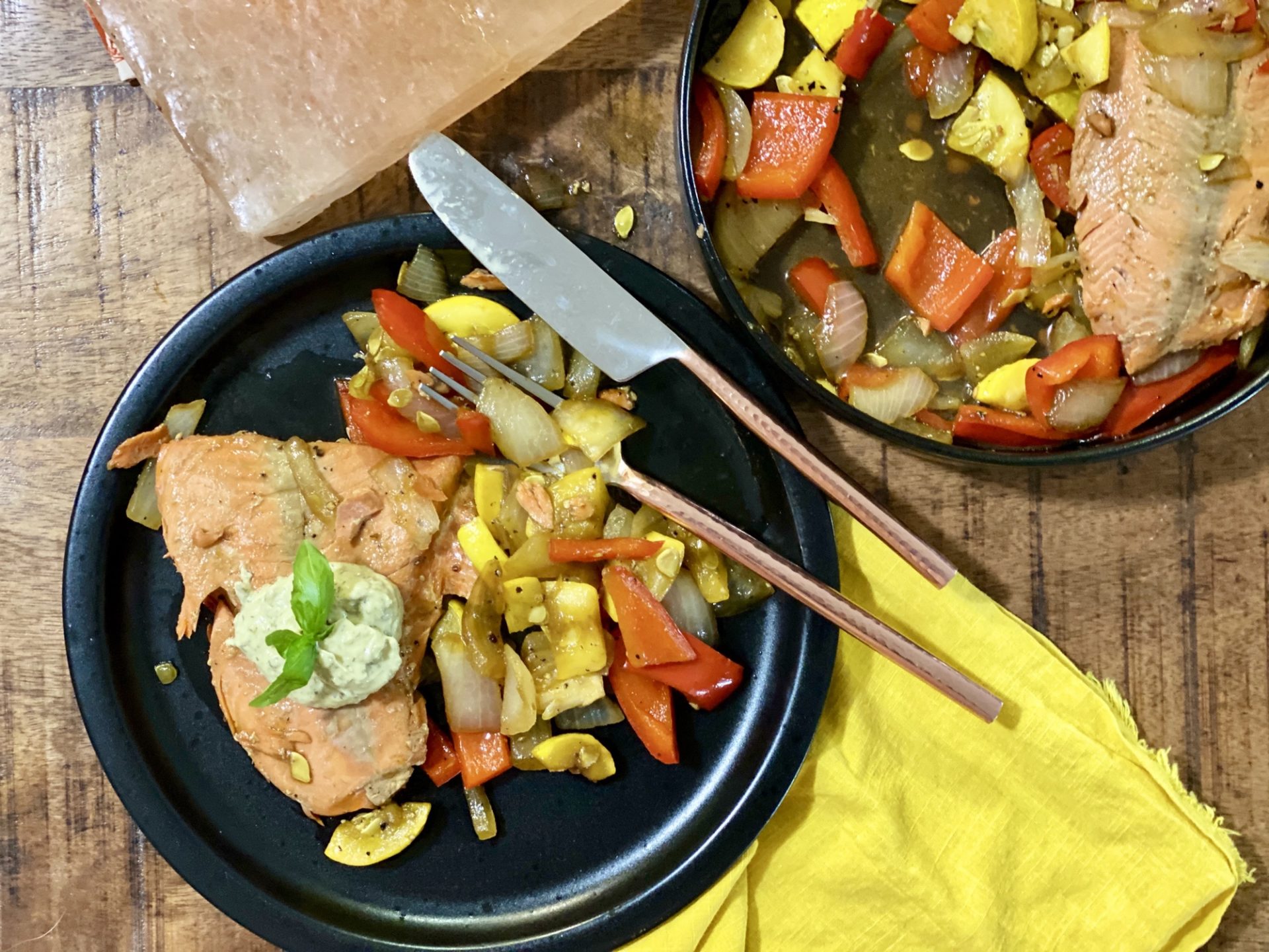 Using a Himalayan Salt Block to Cook Salmon (with recipe) 6