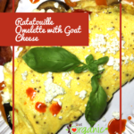 Ratatouille Omelette with Goat Cheese and Microgreens 3