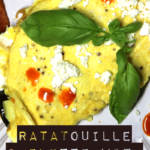 Ratatouille Omelette with Goat Cheese and Microgreens 5