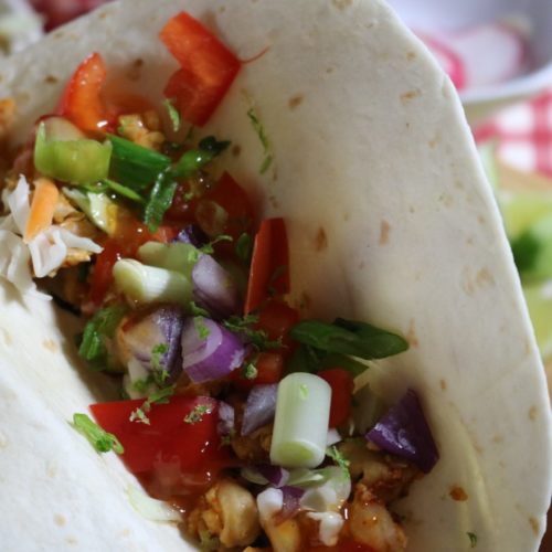Chickpea Tacos with Sweet Chili Sauce and Lime Zest 5