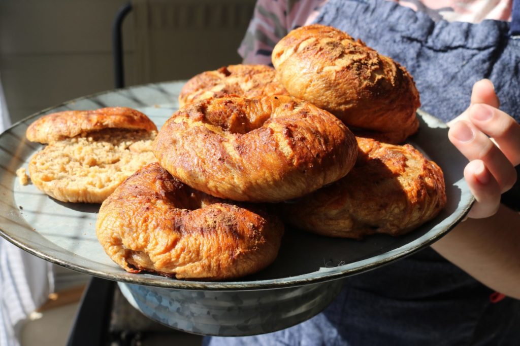 Pumpkin Spice and Coconut Sugar Bagels 3