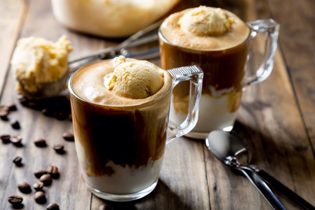 Gingerbread Coffee Affogato with Triple Ginger Cookie Thins 5