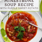 Minestrone Soup Recipe with Purple Sweet Potatoes 5