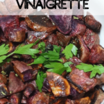 Roasted Purple Sweet Potato with Balsamic Vinaigrette 4