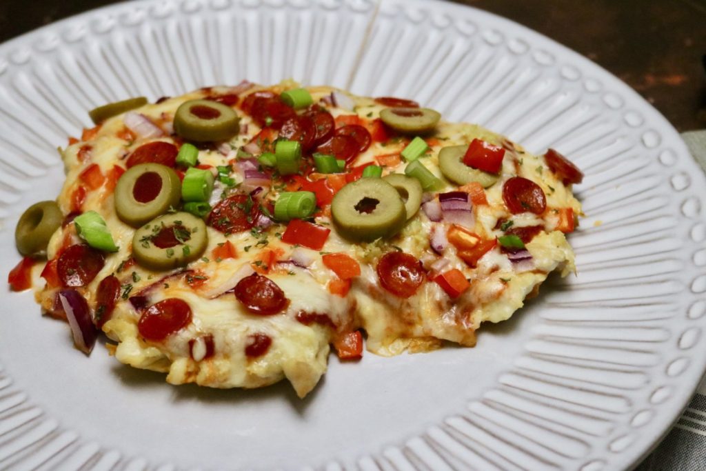 Chicken Cutlet Pizza Recipe [Keto Friendly!] 5