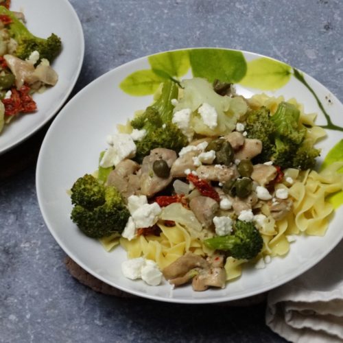 Creamy Chicken with Sundried Tomato & Cruciferous Vegetables 1
