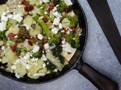 Creamy Chicken with Sundried Tomato & Cruciferous Vegetables 2