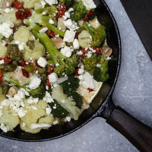 Creamy Chicken with Sundried Tomato & Cruciferous Vegetables 2