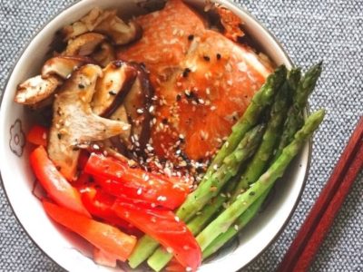 Teriyaki Salmon Bowl Recipe with Easy Ingredient Matrix 3