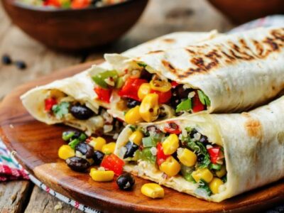 Black Bean and Quinoa Burrito - Gluten Free