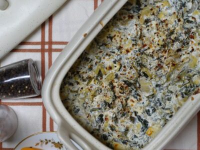 Baked Spinach Artichoke Dip 4