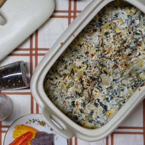Baked Spinach Artichoke Dip 4