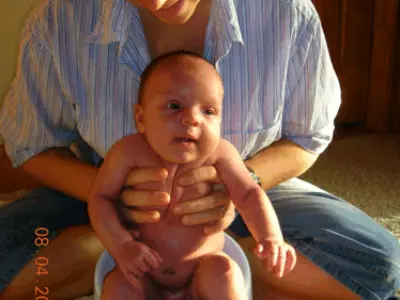 How I Potty Trained my Newborn 3