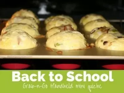 Grab and Go Mini Handheld Quiche 1