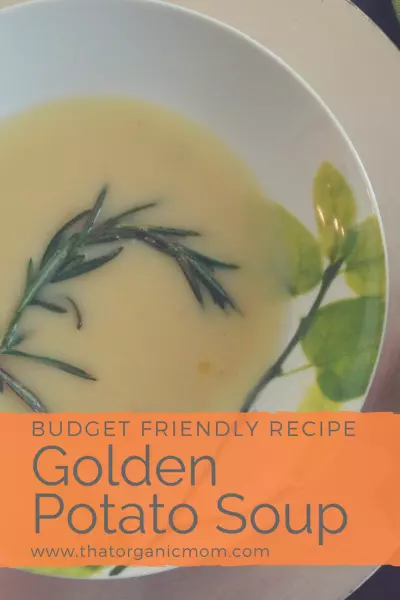Golden Potato Soup with Fried Rosemary 1